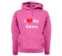 I Love My Mucche - Adulti Felpa/Maglione - Mucca Fattoria Animali Bovini Bull