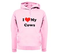I Love My Mucche - Adulti Felpa/Maglione - Mucca Fattoria Animali Bovini Bull