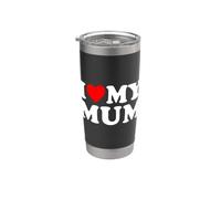 I Love My Mum Bicchiere termico in acciaio inox doppia parete