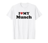 I Love My Munch Maglietta