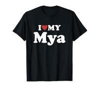 I Love My Mya Nome Coordinato Coppia Maglietta