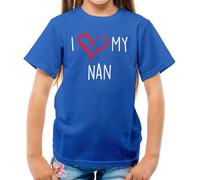I Love My Nan - T-Shirt - Nonna Gran Nonnina Nonna per la Festa Della Mamma