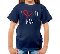 I Love My Nan - T-Shirt - Nonna Gran Nonnina Nonna per la Festa Della Mamma