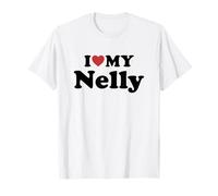 I Love My Nelly Nome Coordinato Coppia Maglietta