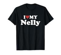I Love My Nelly Nome Coordinato Coppia Maglietta