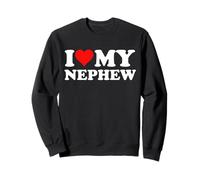 I Love My Nephew Cuore Divertente Felpa