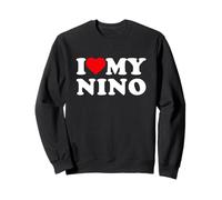 I Love My Nino Heart Family Grandpa Felpa
