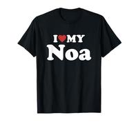 I Love My Noa Nome Coordinato Coppia Maglietta