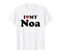 I Love My Noa Nome Coordinato Coppia Maglietta