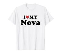 I Love My Nova Nome Coordinato Coppia Maglietta