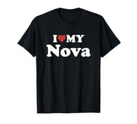 I Love My Nova Nome Coordinato Coppia Maglietta