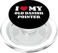 I Love My Old Danish Pointer Cane Cuore Amore PopSockets PopGrip per MagSafe