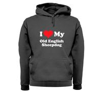 I Love My Old English Cane da Pastore - Adulti Felpa/Maglione - Animali Per