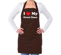 I Love My Ottimo Danese - Unisex Adulti Grembiule - Cani Cuccioli Razza