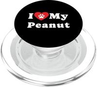I Love My Peanut Dog Owner Pet Dog Amante PopSockets PopGrip per MagSafe