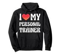 I Love My Personal Trainer Allenamento Palestra Istruttore di Fitness Felpa con Cappuccio