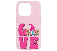 I Love My Pitbull Graphic For Women Girls Cute Dog Mom Gnome Custodia per iPhone 15 Pro