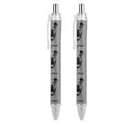 I Love My Pitbull1 - Penna a sfera con stampa retrattile, fusto rotondo, punta fine, 0,5 mm, 1/2/4 pezzi