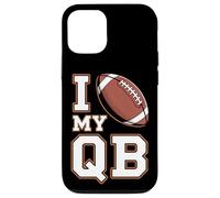 I Love My QB Quarterback della fidanzata di football |- Custodia per iPhone 12/12 Pro