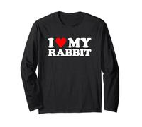 I Love My Rabbit Maglia a Manica
