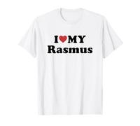 I Love My Rasmus Nome Coordinato Coppia Maglietta