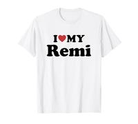 I Love My Remi Nome Coordinato Coppia Maglietta