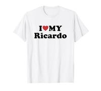 I Love My Ricardo Nome Coordinato Coppia Maglietta
