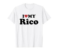 I Love My Rico Nome Coordinato Coppia Maglietta