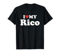 I Love My Rico Nome Coordinato Coppia Maglietta