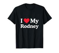 I Love My Rodney Cuore Rodney Love Rodney Maglietta
