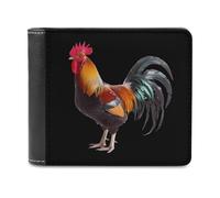 I Love My Rooster, portafoglio sottile con tasca frontale e porta carte di credito, per donne e uomini, Stile:, Taglia unica, Per tutte le stagioni