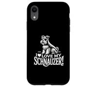 I LOVE MY SCHNAUZER! - Cani Baffi - Bellezze Barbuto Custodia per iPhone XR