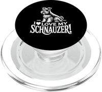 I LOVE MY SCHNAUZER! - Cani Baffi - Bellezze Barbuto PopSockets PopGrip per MagSafe