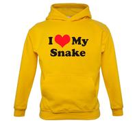 I Love My Serpente - Bambini Felpa/Maglione - Animali Domestici Pitone Owner