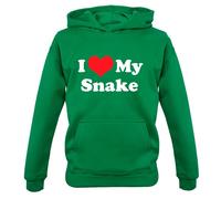 I Love My Serpente - Bambini Felpa/Maglione - Animali Domestici Pitone Owner