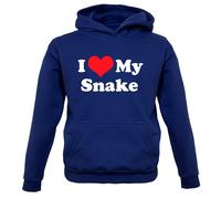 I Love My Serpente - Bambini Felpa/Maglione - Animali Domestici Pitone Owner