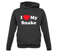 I Love My Serpente - Bambini Felpa/Maglione - Animali Domestici Pitone Owner