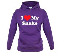 I Love My Serpente - Bambini Felpa/Maglione - Animali Domestici Pitone Owner