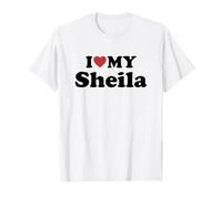 I Love My Sheila Nome Coordinato Coppia Maglietta