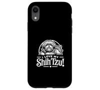 I LOVE MY SHIH TZU! Lap Dog Giocoso Affettuoso Razza fedele Custodia per iPhone XR