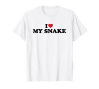 I Love My Snake Shirt I Heart My Snake Maglietta