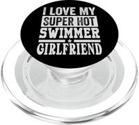 I Love My Super Hot Swimmer Girlfriend - Swimming PopSockets PopGrip per MagSafe