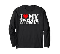 I Love My Swedish Girlfriend Maglia a Manica