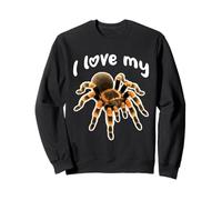 I Love My Tarantula - Tarantola Messicana al Ginocchio Rosso Felpa