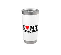 I Love My Teacher Bicchiere termico in acciaio inox doppia parete