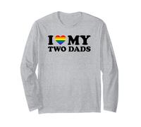 I Love My Two Dads Maglia a Manica