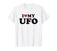 I Love My UFO Maglietta