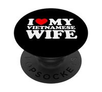 I Love My Vietnamese Wife PopSockets PopGrip Adesivo
