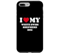 I Love My White Swiss Shepherd Dog Berger Blanc Suisse Custodia per iPhone 7 Plus/8 Plus