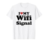 I Love My WiFi Signal Maglietta
